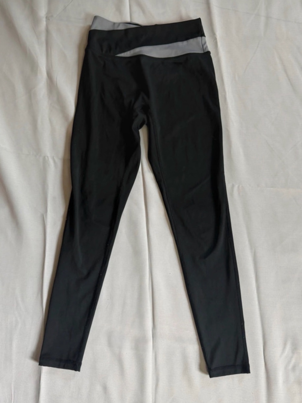 Black and Gray Women’s Leggings - Performance Active Bottoms